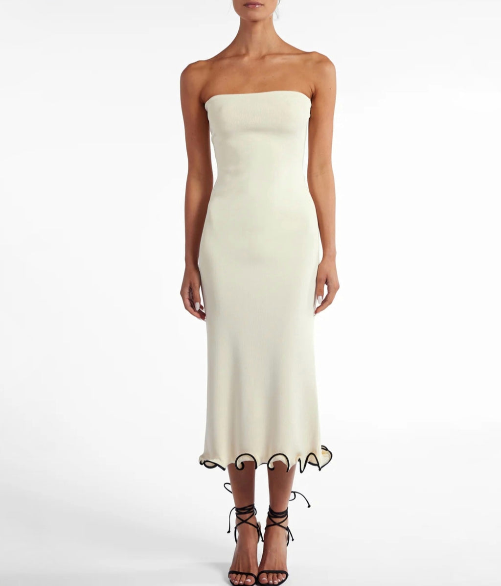 Naia Stropløs Kjole 