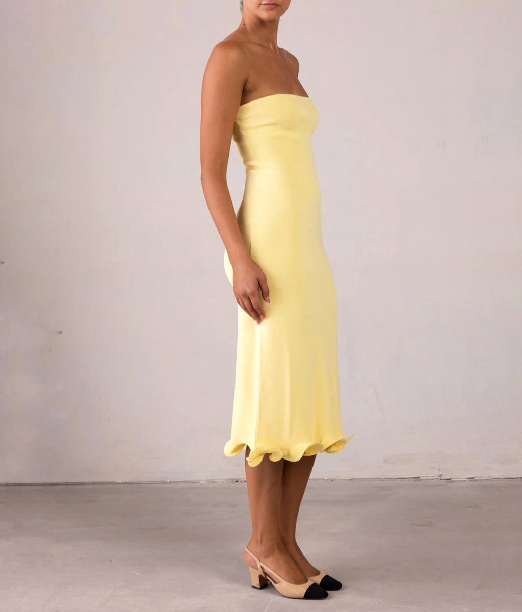 Naia Stropløs Kjole 